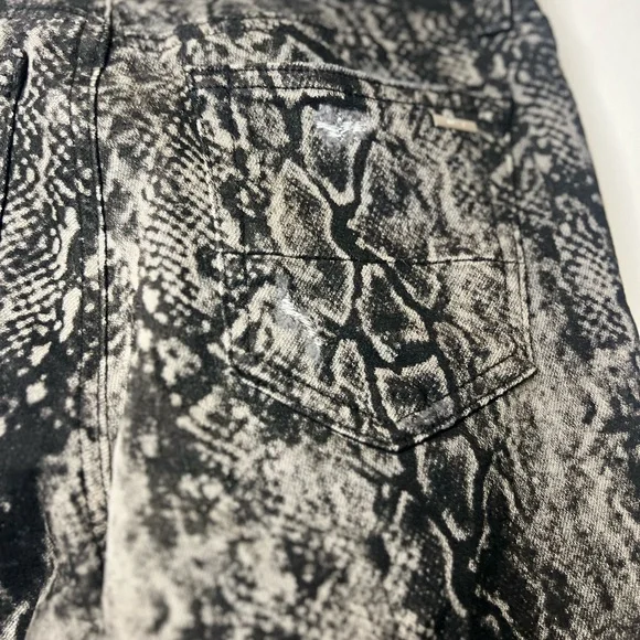Laser Snake Stack Skinny Jeans